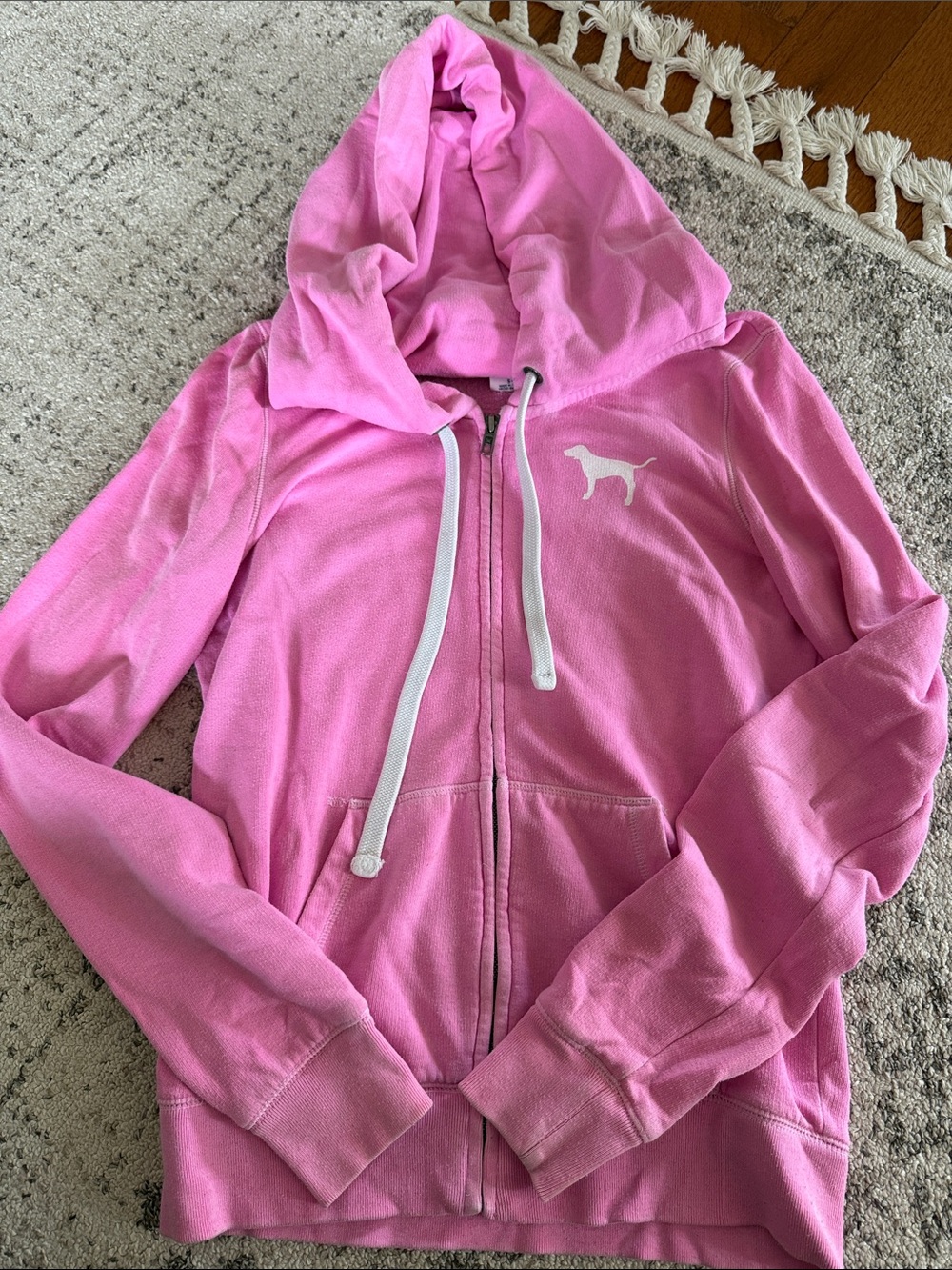 Pink Zip-Up Hoodie